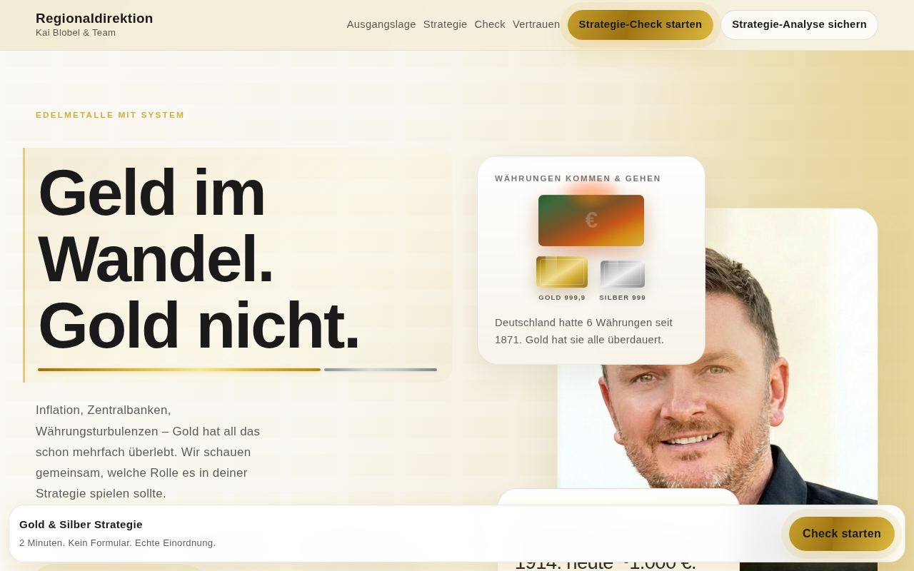 Screenshot Gold & Silber Strategie